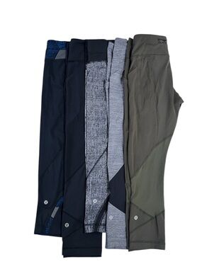 5 pairs - Lululemon Pace Rival Crops
